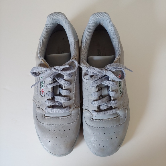 Adidas Yeezy Calabasas Powerphase Leather Sneakers Grey Size US 6.5 - Picture 9 of 16